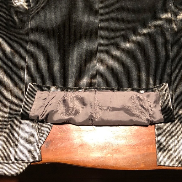 Gianni Versace V2 Velvet Blazer in Silver Rare and Hard to Find 💗 - Picture 10 of 16